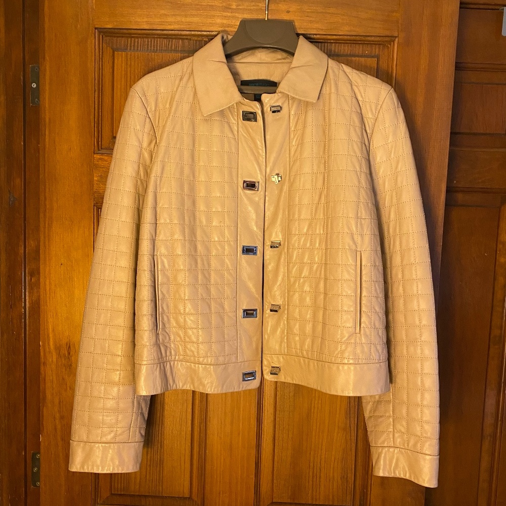 Siena Studio tan leather jacket size xl